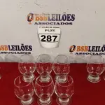 LOTE 287 - 12 TAÇAS PARA ÁGUA. (NO ESTADO) ATENÇÃO! FAZER A VISITAÇÃO ANTES DE ARREMATAR, NÃO SABEMOS SE FUNCIONA. LEILÃO NÃO TEM GARANTIA E NEM DEVOLUÇÃO, SUJEITO A POSSÍVEIS AVARIAS VISÍVEIS/OCULTAS E/OU AUSÊNCIA DE COMPONENTES.