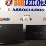 LOTE 037 - 02 NOTEBOOK'S, SENDO 01 MARCA LENOVO E 01 SONY VAIO. (NO ESTADO) ATENÇÃO! FAZER A VISITAÇÃO ANTES DE ARREMATAR, NÃO SABEMOS SE FUNCIONA. LEILÃO NÃO TEM GARANTIA E NEM DEVOLUÇÃO, SUJEITO A POSSÍVEIS AVARIAS VISÍVEIS/OCULTAS E/OU AUSÊNCIA DE COMPONENTES.