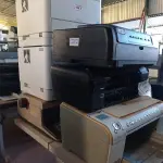 LOTE 179 - 05 IMPRESSORAS, SENDO 01 MATRICIAL E 01 MÁQUINA DE ESCREVER ANTIGA. (NO ESTADO) ATENÇÃO! FAZER A VISITAÇÃO ANTES DE ARREMATAR, NÃO SABEMOS SE FUNCIONA. LEILÃO NÃO TEM GARANTIA E NEM DEVOLUÇÃO, SUJEITO A POSSÍVEIS AVARIAS VISÍVEIS/OCULTAS E/OU AUSÊNCIA DE COMPONENTES.