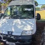LOTE 026 - 01 VAN PEUGEOT BOXER NIKS 16; PLACA: JHP-7922; ANO: 2009. CHASSI: 936ZCXMNCA2048486, RENAVAM: 00198883820; (VEÍCULO AMASSADO NO TETO NA FRENTE E TRASERIRA, AR-CONDICIONADO NÃO FUNCIONA E SUPORTE DO COMPRESSOR DO A/C QUEBRADO, SUSPENSÃO DIANTEIRA FAZENDO MUITO BARULHO) (NO ESTADO)