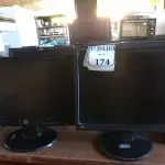 LOTE 174 - 08 MONITORES LCD MARCAS E MODELOS DIVERSOS. (NO ESTADO) ATENÇÃO! FAZER A VISITAÇÃO ANTES DE ARREMATAR, NÃO SABEMOS SE FUNCIONA. LEILÃO NÃO TEM GARANTIA E NEM DEVOLUÇÃO, SUJEITO A POSSÍVEIS AVARIAS VISÍVEIS/OCULTAS E/OU AUSÊNCIA DE COMPONENTES.