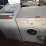 LOTE 417 - 02 MÁQUINAS DE LAVAR, SENDO 01 MARCA ELECTROLUX 5KG E 01 BRASTEMP 6KG. (NO ESTADO) ATENÇÃO! FAZER A VISITAÇÃO ANTES DE ARREMATAR, NÃO SABEMOS SE FUNCIONA. LEILÃO NÃO TEM GARANTIA E NEM DEVOLUÇÃO, SUJEITO A POSSÍVEIS AVARIAS VISÍVEIS/OCULTAS E/OU AUSÊNCIA DE COMPONENTES.