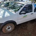 LOTE 025 - 01 FIAT STRADA PICK UP FIRE FLEX; PLACA: JIE-7518; ANO: 2009. CHASSI: 9BD27803MA7190783, RENAVAM: 00166993417; VEÍCULO APRESENTA BARULHO ANORMAL NO MOTOR (CATALIZADOR QUEBRADO) (NO ESTADO)