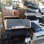 LOTE 156 - 09 IMPRESSORAS MARCAS E MODELOS DIVERSOS. (NO ESTADO) ATENÇÃO! FAZER A VISITAÇÃO ANTES DE ARREMATAR, NÃO SABEMOS SE FUNCIONA. LEILÃO NÃO TEM GARANTIA E NEM DEVOLUÇÃO, SUJEITO A POSSÍVEIS AVARIAS VISÍVEIS/OCULTAS E/OU AUSÊNCIA DE COMPONENTES.