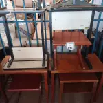 LOTE 142 - 01 LOTE COM MESAS DIVERSAS. (NO ESTADO) ATENÇÃO! FAZER A VISITAÇÃO ANTES DE ARREMATAR, NÃO SABEMOS SE FUNCIONA. LEILÃO NÃO TEM GARANTIA E NEM DEVOLUÇÃO, SUJEITO A POSSÍVEIS AVARIAS VISÍVEIS/OCULTAS E/OU AUSÊNCIA DE COMPONENTES.
