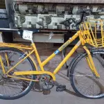 LOTE 262 - 01 BICICLETA CARGUEIRA NA COR AMARELA. (NO ESTADO) ATENÇÃO! FAZER A VISITAÇÃO ANTES DE ARREMATAR, NÃO SABEMOS SE FUNCIONA. LEILÃO NÃO TEM GARANTIA E NEM DEVOLUÇÃO, SUJEITO A POSSÍVEIS AVARIAS VISÍVEIS/OCULTAS E/OU AUSÊNCIA DE COMPONENTES.