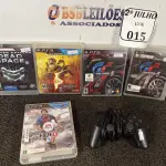 LOTE 015 - 05 JOGOS PARA PS3 E 01 CONTROLE PARA PS2. (NO ESTADO) ATENÇÃO! FAZER A VISITAÇÃO ANTES DE ARREMATAR, NÃO SABEMOS SE FUNCIONA. LEILÃO NÃO TEM GARANTIA E NEM DEVOLUÇÃO, SUJEITO A POSSÍVEIS AVARIAS VISÍVEIS/OCULTAS E/OU AUSÊNCIA DE COMPONENTES.