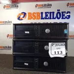 LOTE 113 - 03 CPUS MARCA DELL DDR3 SEM HD E SEM MEMÓRIA. (NO ESTADO) ATENÇÃO! FAZER A VISITAÇÃO ANTES DE ARREMATAR, NÃO SABEMOS SE FUNCIONA. LEILÃO NÃO TEM GARANTIA E NEM DEVOLUÇÃO, SUJEITO A POSSÍVEIS AVARIAS VISÍVEIS/OCULTAS E/OU AUSÊNCIA DE COMPONENTES.