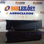 LOTE 079 - 01 DISC PLAYER CDC-585 YAMAHA E 01 APARELHO DE VIDEO CASSETE HR-S7100U JVC. (NO ESTADO) ATENÇÃO! FAZER A VISITAÇÃO ANTES DE ARREMATAR, NÃO SABEMOS SE FUNCIONA. LEILÃO NÃO TEM GARANTIA E NEM DEVOLUÇÃO, SUJEITO A POSSÍVEIS AVARIAS VISÍVEIS/OCULTAS E/OU AUSÊNCIA DE COMPONENTES.