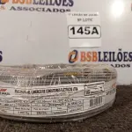 LOTE 145 - 01 ROLO DE CABO FLEXÍVEL 1×2,5MM NA COR CINZA. (NO ESTADO) ATENÇÃO! FAZER A VISITAÇÃO ANTES DE ARREMATAR, NÃO SABEMOS SE FUNCIONA. LEILÃO NÃO TEM GARANTIA E NEM DEVOLUÇÃO, SUJEITO A POSSÍVEIS AVARIAS VISÍVEIS/OCULTAS E/OU AUSÊNCIA DE COMPONENTES.
