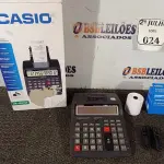 LOTE 024 - 01 CALCULADORA COM IMPRESSORA HR-100TM-BK MARCA CASIO. (NO ESTADO) ATENÇÃO! FAZER A VISITAÇÃO ANTES DE ARREMATAR, NÃO SABEMOS SE FUNCIONA. LEILÃO NÃO TEM GARANTIA E NEM DEVOLUÇÃO, SUJEITO A POSSÍVEIS AVARIAS VISÍVEIS/OCULTAS E/OU AUSÊNCIA DE COMPONENTES.