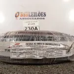 LOTE 230 - 01 ROLO DE CABO FLEXÍVEL 1×10MM NA COR PRETA. (NO ESTADO) ATENÇÃO! FAZER A VISITAÇÃO ANTES DE ARREMATAR, NÃO SABEMOS SE FUNCIONA. LEILÃO NÃO TEM GARANTIA E NEM DEVOLUÇÃO, SUJEITO A POSSÍVEIS AVARIAS VISÍVEIS/OCULTAS E/OU AUSÊNCIA DE COMPONENTES.