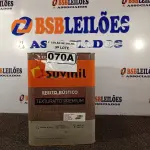 LOTE 070 - 01 LATA DE TINTA TEXTURATTO PREMIUM EFEITO RÚSTICO EXTERIOR/INTERIOR SUVINIL 25KG. (NO ESTADO) ATENÇÃO! FAZER A VISITAÇÃO ANTES DE ARREMATAR, NÃO SABEMOS SE FUNCIONA. LEILÃO NÃO TEM GARANTIA E NEM DEVOLUÇÃO, SUJEITO A POSSÍVEIS AVARIAS VISÍVEIS/OCULTAS E/OU AUSÊNCIA DE COMPONENTES.