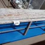 LOTE 280 - 02 BANCOS. (NO ESTADO) ATENÇÃO! FAZER A VISITAÇÃO ANTES DE ARREMATAR, NÃO SABEMOS SE FUNCIONA. LEILÃO NÃO TEM GARANTIA E NEM DEVOLUÇÃO, SUJEITO A POSSÍVEIS AVARIAS VISÍVEIS/OCULTAS E/OU AUSÊNCIA DE COMPONENTES.