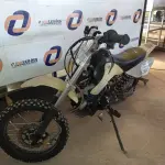 LOTE 023 - 01 MOTOCICLETA GARELLI 50 CILINDRADAS. (NO ESTADO) ATENÇÃO! FAZER A VISITAÇÃO ANTES DE ARREMATAR, NÃO SABEMOS SE FUNCIONA. LEILÃO NÃO TEM GARANTIA E NEM DEVOLUÇÃO, SUJEITO A POSSÍVEIS AVARIAS VISÍVEIS/OCULTAS E/OU AUSÊNCIA DE COMPONENTES.