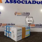 LOTE 035 - 100 CARTUCHOS FINCAPINO MAGAZINADO AMARELO PARA FERRAMENTAS ACIONADAS Á PÓLVORA. (NO ESTADO) ATENÇÃO! FAZER A VISITAÇÃO ANTES DE ARREMATAR, NÃO SABEMOS SE FUNCIONA. LEILÃO NÃO TEM GARANTIA E NEM DEVOLUÇÃO, SUJEITO A POSSÍVEIS AVARIAS VISÍVEIS/OCULTAS E/OU AUSÊNCIA DE COMPONENTES.