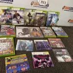 LOTE 013 - 17 JOGOS PARA XBOX 360. (NO ESTADO) ATENÇÃO! FAZER A VISITAÇÃO ANTES DE ARREMATAR, NÃO SABEMOS SE FUNCIONA. LEILÃO NÃO TEM GARANTIA E NEM DEVOLUÇÃO, SUJEITO A POSSÍVEIS AVARIAS VISÍVEIS/OCULTAS E/OU AUSÊNCIA DE COMPONENTES.