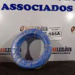 LOTE 185 - 01 ROLO DE CABO FLEXÍVEL 1×4,00MM NA COR AZUL. (NO ESTADO) ATENÇÃO! FAZER A VISITAÇÃO ANTES DE ARREMATAR, NÃO SABEMOS SE FUNCIONA. LEILÃO NÃO TEM GARANTIA E NEM DEVOLUÇÃO, SUJEITO A POSSÍVEIS AVARIAS VISÍVEIS/OCULTAS E/OU AUSÊNCIA DE COMPONENTES.