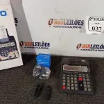 LOTE 037 - 01 CALCULADORA COM IMPRESSORA HR-100TM-BK MARCA CASSIO. (NO ESTADO) ATENÇÃO! FAZER A VISITAÇÃO ANTES DE ARREMATAR, NÃO SABEMOS SE FUNCIONA. LEILÃO NÃO TEM GARANTIA E NEM DEVOLUÇÃO, SUJEITO A POSSÍVEIS AVARIAS VISÍVEIS/OCULTAS E/OU AUSÊNCIA DE COMPONENTES.