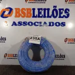 LOTE 235 - 01 ROLO DE CABO FLEXÍVEL 1×10MM NA COR AZUL. (NO ESTADO) ATENÇÃO! FAZER A VISITAÇÃO ANTES DE ARREMATAR, NÃO SABEMOS SE FUNCIONA. LEILÃO NÃO TEM GARANTIA E NEM DEVOLUÇÃO, SUJEITO A POSSÍVEIS AVARIAS VISÍVEIS/OCULTAS E/OU AUSÊNCIA DE COMPONENTES.