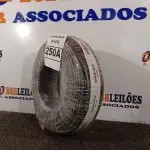 LOTE 250 - 01 ROLO DE CABO FLEXÍVEL 1×10MM NA COR PRETA. (NO ESTADO) ATENÇÃO! FAZER A VISITAÇÃO ANTES DE ARREMATAR, NÃO SABEMOS SE FUNCIONA. LEILÃO NÃO TEM GARANTIA E NEM DEVOLUÇÃO, SUJEITO A POSSÍVEIS AVARIAS VISÍVEIS/OCULTAS E/OU AUSÊNCIA DE COMPONENTES.
