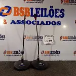 LOTE 049 - 02 MICROFONES DE MESA PROFISSIONAL MMF 302. (NO ESTADO) ATENÇÃO! FAZER A VISITAÇÃO ANTES DE ARREMATAR, NÃO SABEMOS SE FUNCIONA. LEILÃO NÃO TEM GARANTIA E NEM DEVOLUÇÃO, SUJEITO A POSSÍVEIS AVARIAS VISÍVEIS/OCULTAS E/OU AUSÊNCIA DE COMPONENTES.