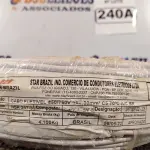 LOTE 240 - 01 ROLO CABO FLEXÍVEL 1×4MM NA COR BRANCA. (NO ESTADO) ATENÇÃO! FAZER A VISITAÇÃO ANTES DE ARREMATAR, NÃO SABEMOS SE FUNCIONA. LEILÃO NÃO TEM GARANTIA E NEM DEVOLUÇÃO, SUJEITO A POSSÍVEIS AVARIAS VISÍVEIS/OCULTAS E/OU AUSÊNCIA DE COMPONENTES.