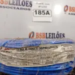 LOTE 185 - 01 ROLO DE CABO FLEXÍVEL 1×4,00MM NA COR AZUL. (NO ESTADO) ATENÇÃO! FAZER A VISITAÇÃO ANTES DE ARREMATAR, NÃO SABEMOS SE FUNCIONA. LEILÃO NÃO TEM GARANTIA E NEM DEVOLUÇÃO, SUJEITO A POSSÍVEIS AVARIAS VISÍVEIS/OCULTAS E/OU AUSÊNCIA DE COMPONENTES.
