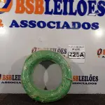 LOTE 225 - 01 ROLO CABO FLEXÍVEL 1×4MM NA COR VERDE. (NO ESTADO) ATENÇÃO! FAZER A VISITAÇÃO ANTES DE ARREMATAR, NÃO SABEMOS SE FUNCIONA. LEILÃO NÃO TEM GARANTIA E NEM DEVOLUÇÃO, SUJEITO A POSSÍVEIS AVARIAS VISÍVEIS/OCULTAS E/OU AUSÊNCIA DE COMPONENTES.