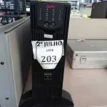 LOTE 203 - 01 NOBREAK MARCA APC MOD: SMART -UPS 3000(NO ESTADO) ATENÇÃO! FAZER A VISITAÇÃO ANTES DE ARREMATAR, NÃO SABEMOS SE FUNCIONA. LEILÃO NÃO TEM GARANTIA E NEM DEVOLUÇÃO, SUJEITO A POSSÍVEIS AVARIAS VISÍVEIS/OCULTAS E/OU AUSÊNCIA DE COMPONENTES.