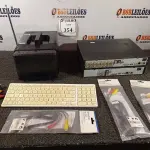 LOTE 354 - 01 TV/RADIO, 01 TECLADO SEM FIO ,03 CABOS VÍDEOS , 02 DVRS INTELBRAS  ,06 CÂMERAS DE RÉ E 02 ANTENAS PARA GPS AUTOMOTIVO (NO ESTADO) ATENÇÃO! FAZER A VISITAÇÃO ANTES DE ARREMATAR, NÃO SABEMOS SE FUNCIONA. LEILÃO NÃO TEM GARANTIA E NEM DEVOLUÇÃO, SUJEITO A POSSÍVEIS AVARIAS VISÍVEIS/OCULTAS E/OU AUSÊNCIA DE COMPONENTES.