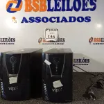 LOTE 146 - 02 NOBREAKS MARCA VLP 1400VA (NO ESTADO) ATENÇÃO! FAZER A VISITAÇÃO ANTES DE ARREMATAR, NÃO SABEMOS SE FUNCIONA. LEILÃO NÃO TEM GARANTIA E NEM DEVOLUÇÃO, SUJEITO A POSSÍVEIS AVARIAS VISÍVEIS/OCULTAS E/OU AUSÊNCIA DE COMPONENTES.