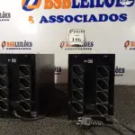 LOTE 146 - 02 NOBREAKS MARCA VLP 1400VA (NO ESTADO) ATENÇÃO! FAZER A VISITAÇÃO ANTES DE ARREMATAR, NÃO SABEMOS SE FUNCIONA. LEILÃO NÃO TEM GARANTIA E NEM DEVOLUÇÃO, SUJEITO A POSSÍVEIS AVARIAS VISÍVEIS/OCULTAS E/OU AUSÊNCIA DE COMPONENTES.