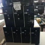 LOTE 277 - 07 CPUS E 01 IMPRESSORA HP (NO ESTADO) ATENÇÃO! FAZER A VISITAÇÃO ANTES DE ARREMATAR, NÃO SABEMOS SE FUNCIONA. LEILÃO NÃO TEM GARANTIA E NEM DEVOLUÇÃO, SUJEITO A POSSÍVEIS AVARIAS VISÍVEIS/OCULTAS E/OU AUSÊNCIA DE COMPONENTES.