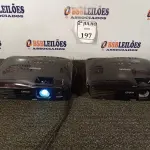 LOTE 197 - 02 PROJETORES MARCA EPSON COM HDMI (NO ESTADO) ATENÇÃO! FAZER A VISITAÇÃO ANTES DE ARREMATAR, NÃO SABEMOS SE FUNCIONA. LEILÃO NÃO TEM GARANTIA E NEM DEVOLUÇÃO, SUJEITO A POSSÍVEIS AVARIAS VISÍVEIS/OCULTAS E/OU AUSÊNCIA DE COMPONENTES.