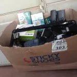 LOTE 303 - 01 CAIXAS COM VÁRIOS APARELHOS TELEFÔNICO FIXO (NO ESTADO) ATENÇÃO! FAZER A VISITAÇÃO ANTES DE ARREMATAR, NÃO SABEMOS SE FUNCIONA. LEILÃO NÃO TEM GARANTIA E NEM DEVOLUÇÃO, SUJEITO A POSSÍVEIS AVARIAS VISÍVEIS/OCULTAS E/OU AUSÊNCIA DE COMPONENTES.