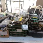 LOTE 417 - 01 LOTE COM MATERIAIS DIVERSOS (NO ESTADO) ATENÇÃO! FAZER A VISITAÇÃO ANTES DE ARREMATAR, NÃO SABEMOS SE FUNCIONA. LEILÃO NÃO TEM GARANTIA E NEM DEVOLUÇÃO, SUJEITO A POSSÍVEIS AVARIAS VISÍVEIS/OCULTAS E/OU AUSÊNCIA DE COMPONENTES.