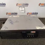 LOTE 231 - 01NOBREAK PARA SERVIDOR (NO ESTADO) ATENÇÃO! FAZER A VISITAÇÃO ANTES DE ARREMATAR, NÃO SABEMOS SE FUNCIONA. LEILÃO NÃO TEM GARANTIA E NEM DEVOLUÇÃO, SUJEITO A POSSÍVEIS AVARIAS VISÍVEIS/OCULTAS E/OU AUSÊNCIA DE COMPONENTES.