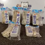LOTE 162 - 06 EXTENSÕES HUAISHENG. (NO ESTADO) ATENÇÃO! FAZER A VISITAÇÃO ANTES DE ARREMATAR, NÃO SABEMOS SE FUNCIONA. LEILÃO NÃO TEM GARANTIA E NEM DEVOLUÇÃO, SUJEITO A POSSÍVEIS AVARIAS VISÍVEIS/OCULTAS E/OU AUSÊNCIA DE COMPONENTES.