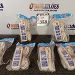 LOTE 358 - 06 EXTENSÕES HUAISHENG. (NO ESTADO) ATENÇÃO! FAZER A VISITAÇÃO ANTES DE ARREMATAR, NÃO SABEMOS SE FUNCIONA. LEILÃO NÃO TEM GARANTIA E NEM DEVOLUÇÃO, SUJEITO A POSSÍVEIS AVARIAS VISÍVEIS/OCULTAS E/OU AUSÊNCIA DE COMPONENTES.