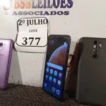 LOTE 377 - 01 CELULAR SANSUNG PARA RETIRADA DE PEÇAS E 01 CELULAR REDMI NOTE 8 COM MANCHA NA TELA (NO ESTADO) ATENÇÃO! FAZER A VISITAÇÃO ANTES DE ARREMATAR, NÃO SABEMOS SE FUNCIONA. LEILÃO NÃO TEM GARANTIA E NEM DEVOLUÇÃO, SUJEITO A POSSÍVEIS AVARIAS VISÍVEIS/OCULTAS E/OU AUSÊNCIA DE COMPONENTES.