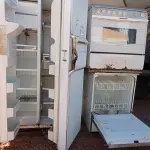 LOTE 214 - 01 GELADEIRA, 01FOGÃO ,01 LAVA-LOUÇA PARA RETIRADA DE PEÇAS (NO ESTADO) ATENÇÃO! FAZER A VISITAÇÃO ANTES DE ARREMATAR, NÃO SABEMOS SE FUNCIONA. LEILÃO NÃO TEM GARANTIA E NEM DEVOLUÇÃO, SUJEITO A POSSÍVEIS AVARIAS VISÍVEIS/OCULTAS E/OU AUSÊNCIA DE COMPONENTES.
