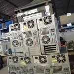 LOTE 277 - 07 CPUS E 01 IMPRESSORA HP (NO ESTADO) ATENÇÃO! FAZER A VISITAÇÃO ANTES DE ARREMATAR, NÃO SABEMOS SE FUNCIONA. LEILÃO NÃO TEM GARANTIA E NEM DEVOLUÇÃO, SUJEITO A POSSÍVEIS AVARIAS VISÍVEIS/OCULTAS E/OU AUSÊNCIA DE COMPONENTES.