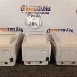 LOTE 286 - 03 IMPRESSORAS NÃO FISCAIS (NO ESTADO) ATENÇÃO! FAZER A VISITAÇÃO ANTES DE ARREMATAR, NÃO SABEMOS SE FUNCIONA. LEILÃO NÃO TEM GARANTIA E NEM DEVOLUÇÃO, SUJEITO A POSSÍVEIS AVARIAS VISÍVEIS/OCULTAS E/OU AUSÊNCIA DE COMPONENTES.
