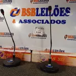 LOTE 128 - 02 MICROFONES DE MESA PROFISSIONAL MMF 302. (NO ESTADO) ATENÇÃO! FAZER A VISITAÇÃO ANTES DE ARREMATAR, NÃO SABEMOS SE FUNCIONA. LEILÃO NÃO TEM GARANTIA E NEM DEVOLUÇÃO, SUJEITO A POSSÍVEIS AVARIAS VISÍVEIS/OCULTAS E/OU AUSÊNCIA DE COMPONENTES.