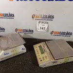 LOTE 345 - 02 BALANÇAS DIGITAIS (NO ESTADO) ATENÇÃO! FAZER A VISITAÇÃO ANTES DE ARREMATAR, NÃO SABEMOS SE FUNCIONA. LEILÃO NÃO TEM GARANTIA E NEM DEVOLUÇÃO, SUJEITO A POSSÍVEIS AVARIAS VISÍVEIS/OCULTAS E/OU AUSÊNCIA DE COMPONENTES.