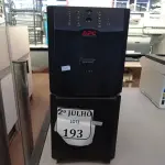 LOTE 193 - 01 NOBREAK MARCA APC MOD: SMART-UPS 3.000VA (NO ESTADO) ATENÇÃO! FAZER A VISITAÇÃO ANTES DE ARREMATAR, NÃO SABEMOS SE FUNCIONA. LEILÃO NÃO TEM GARANTIA E NEM DEVOLUÇÃO, SUJEITO A POSSÍVEIS AVARIAS VISÍVEIS/OCULTAS E/OU AUSÊNCIA DE COMPONENTES.