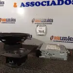 LOTE 364 - 01 SUBWOOFER PUNCH ,01CD PLAYER PANASONIC E 01 TWEETER  SELENIUM (NO ESTADO) ATENÇÃO! FAZER A VISITAÇÃO ANTES DE ARREMATAR, NÃO SABEMOS SE FUNCIONA. LEILÃO NÃO TEM GARANTIA E NEM DEVOLUÇÃO, SUJEITO A POSSÍVEIS AVARIAS VISÍVEIS/OCULTAS E/OU AUSÊNCIA DE COMPONENTES.