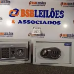LOTE 327 - 02 COFRES DIGITAIS (NO ESTADO) ATENÇÃO! FAZER A VISITAÇÃO ANTES DE ARREMATAR, NÃO SABEMOS SE FUNCIONA. LEILÃO NÃO TEM GARANTIA E NEM DEVOLUÇÃO, SUJEITO A POSSÍVEIS AVARIAS VISÍVEIS/OCULTAS E/OU AUSÊNCIA DE COMPONENTES.