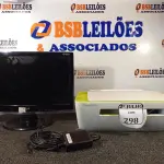 LOTE 298 - 01 IMPRESSORA HP DESCKJET 2136 COM FONTE E 01 MONITOR LG 19” (NO ESTADO) ATENÇÃO! FAZER A VISITAÇÃO ANTES DE ARREMATAR, NÃO SABEMOS SE FUNCIONA. LEILÃO NÃO TEM GARANTIA E NEM DEVOLUÇÃO, SUJEITO A POSSÍVEIS AVARIAS VISÍVEIS/OCULTAS E/OU AUSÊNCIA DE COMPONENTES.
